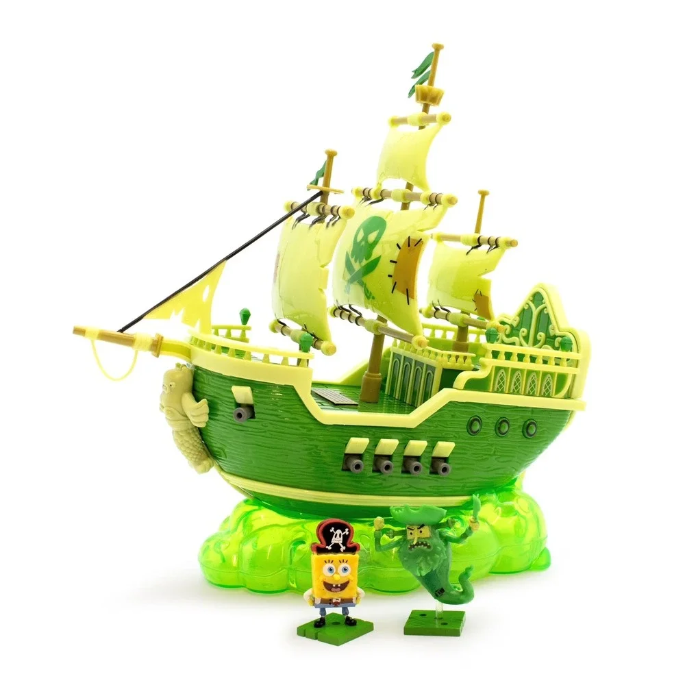 Search For SquarePants The SpongeBob Movie Flying Dutchman Ship Glow in Dark NIB